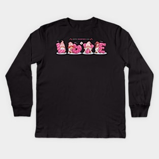 Valentines Day Kids Long Sleeve T-Shirt